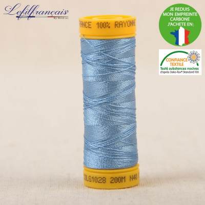 Embroidery thread blue