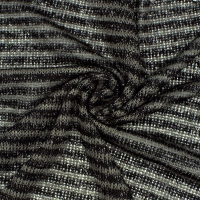 Tissu maille fils fantaisie cuivré