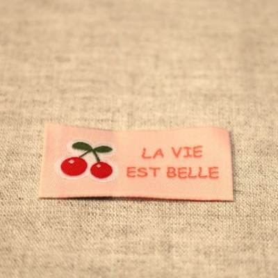 Sewing label LA VIE EST BELLE