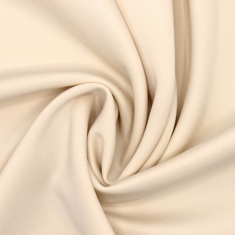 Scuba plain fabric - cream