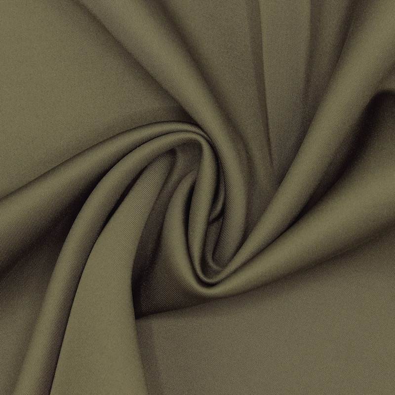 Scuba plain fabric - khaki