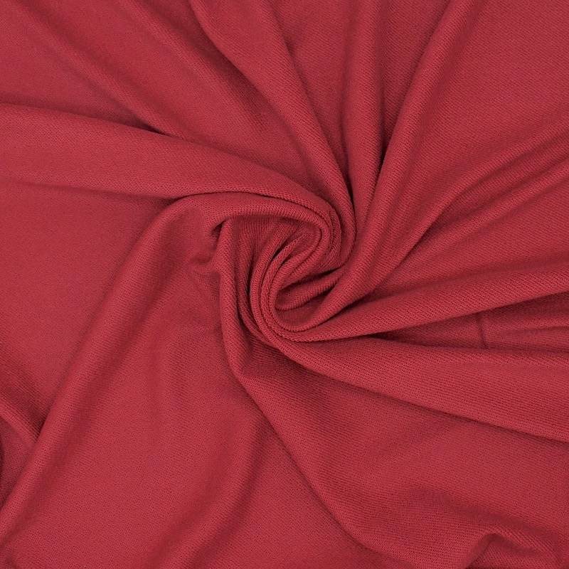 Fabric in cotton and polyamide - red 