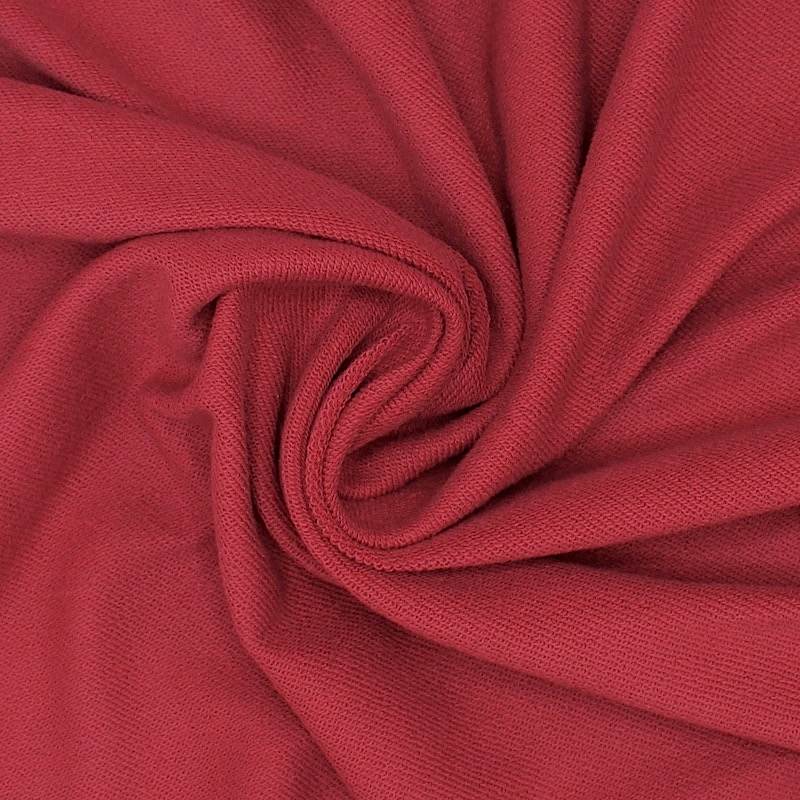 Fabric in cotton and polyamide - red 