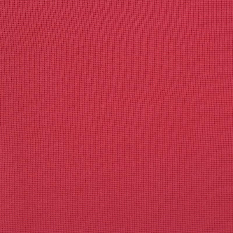 Tissu jersey tricot gaufré - lie de vin