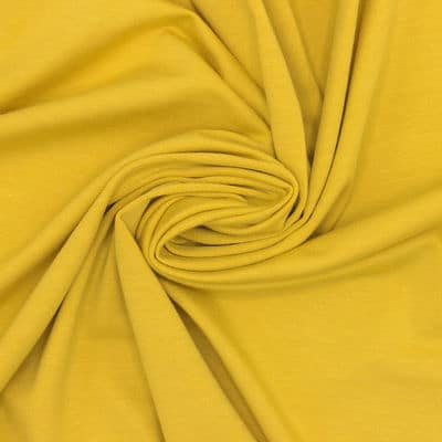 Plain jersey fabric - ochre