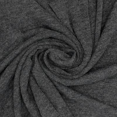 Marbled knit fabric - grey 