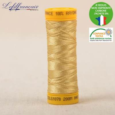 Embroidery thread- straw yellow