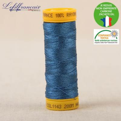 Embroidery thread-blue