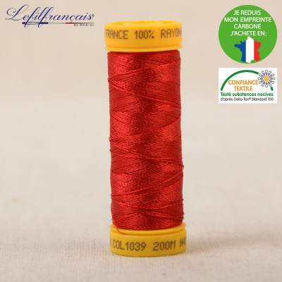 Embroidery thread-red