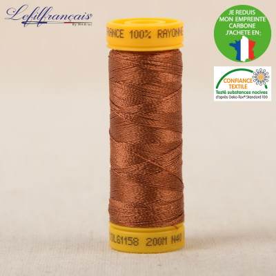 Embroidery thread- bronze