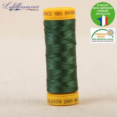 Embroidery thread- fir green