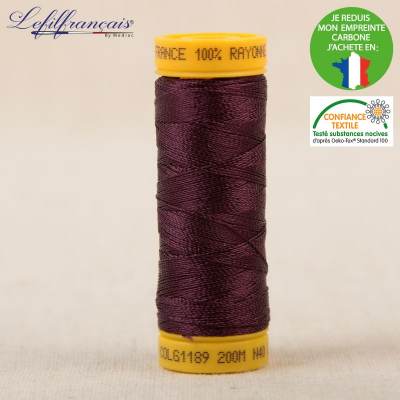 Embroidery thread-burgundy