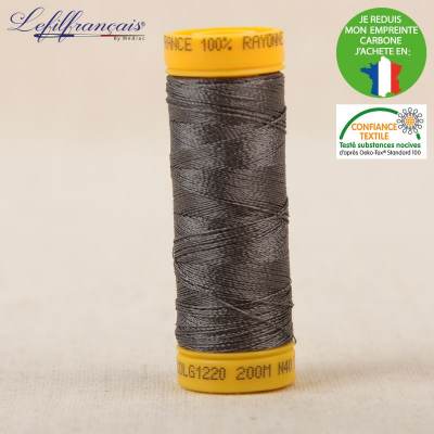 Embroidery thread- dark grey