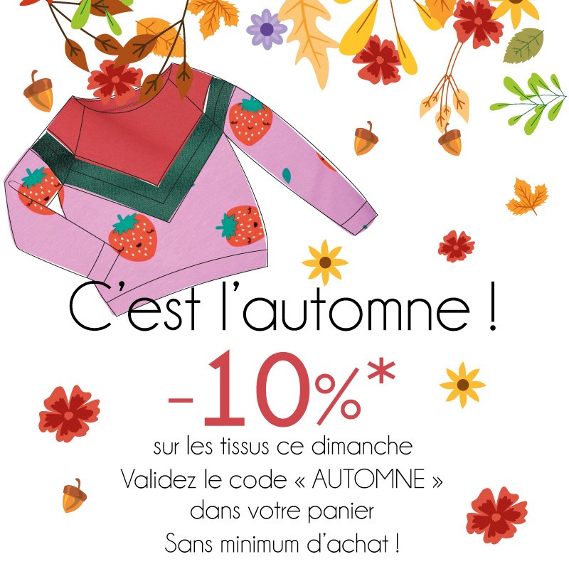 code "AUTOMN"E 10% de remise